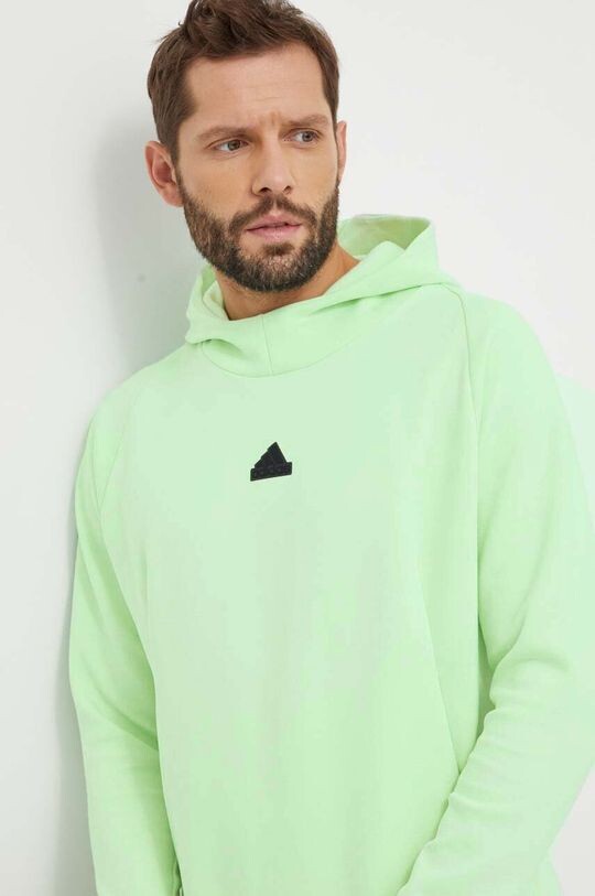 

Толстовка с капюшоном adidas, зеленый