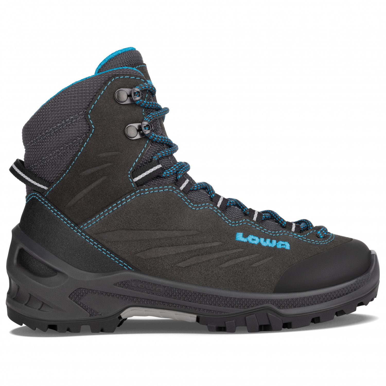 цена Ботинки для прогулки Lowa Kid's Cadin GTX Mid, цвет Anthracite/Turquoise