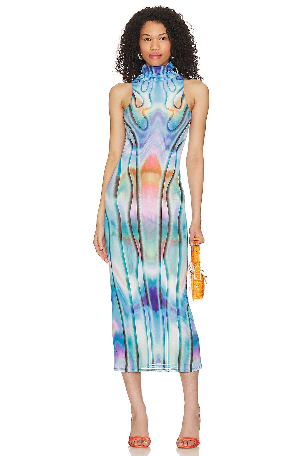 

Платье макси AFRM x REVOLVE Serenity, цвет Cyber Blue Metaverse