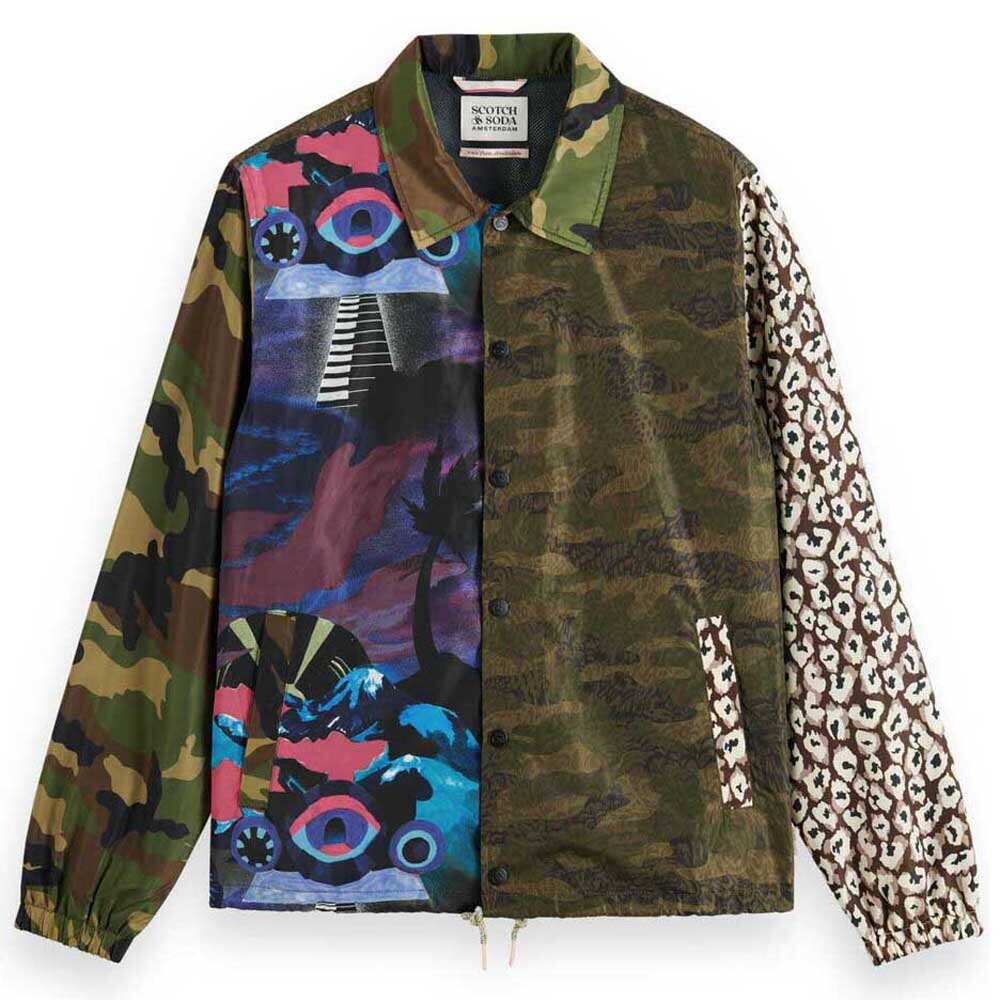 

Рубашка Scotch & Soda Printed Coach, разноцветный
