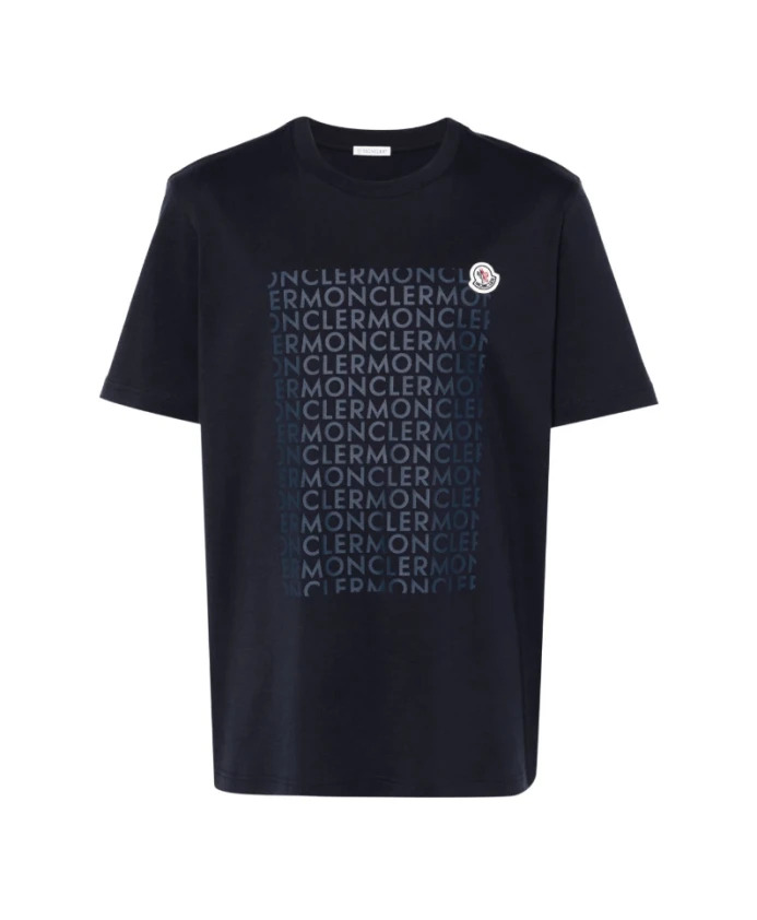 

Футболка с логотипом Moncler, синий