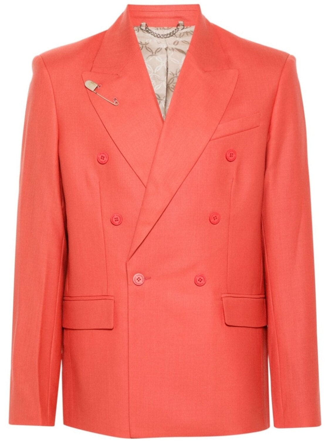 

Charles Jeffrey Loverboy двубортный блейзер Edinburgh, красный