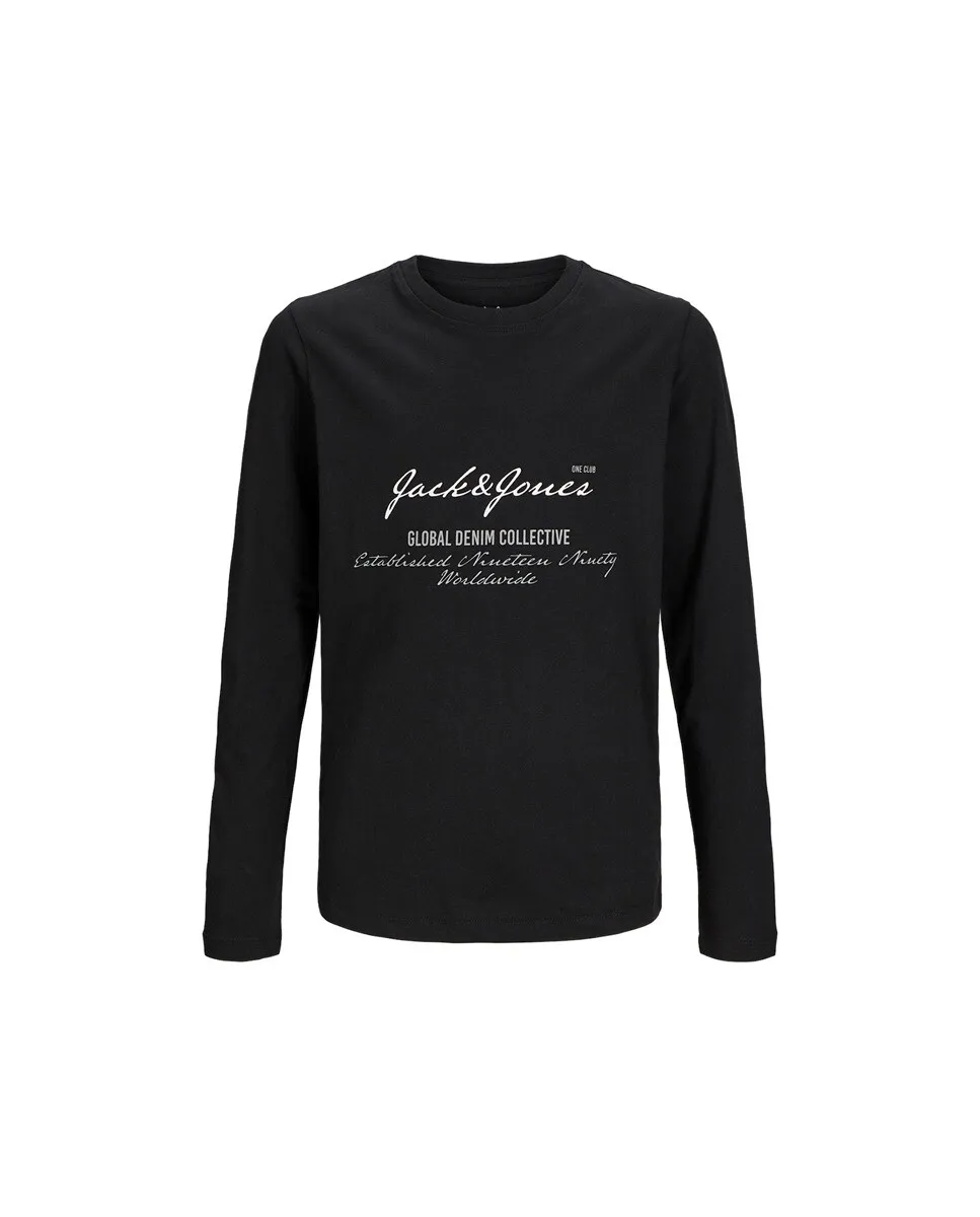 

Футболка с длинным рукавом для мальчика Jack & Jones, черный