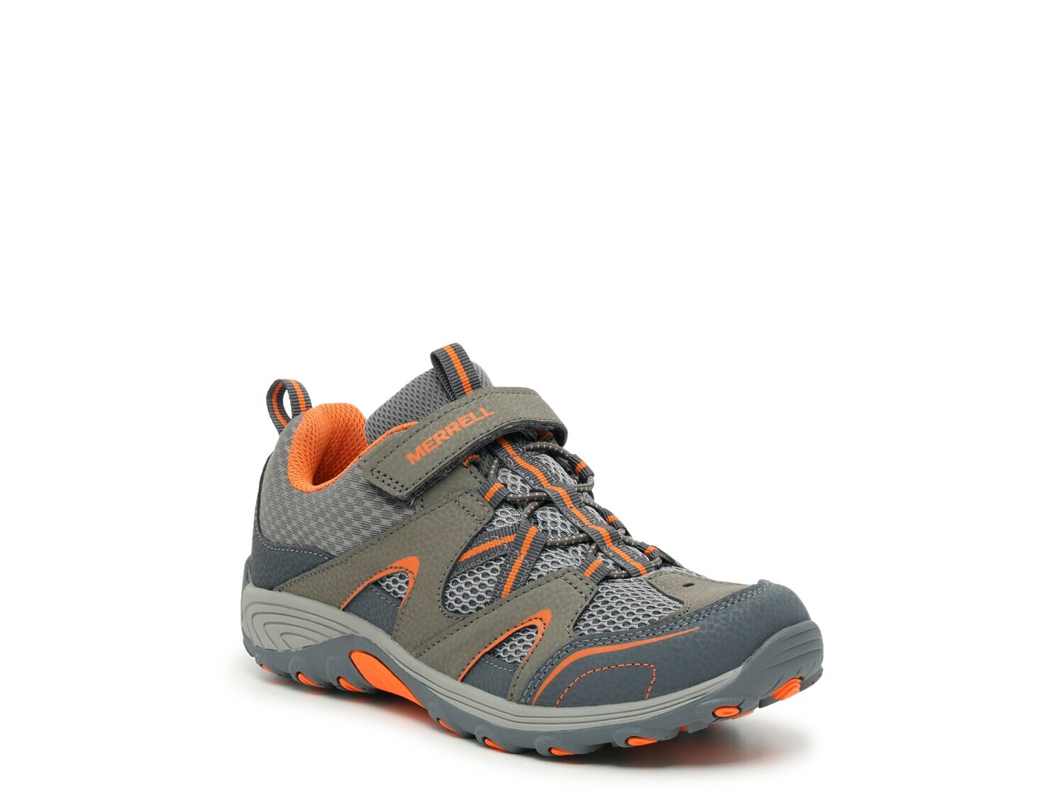 Кроссовки детские Merrell Trail Chaser с застежкой-липучкой, серый / оранжевый