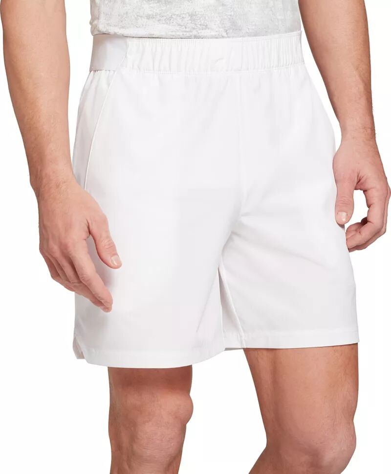 Мужские тканые теннисные шорты Prince Match 7 дюймов, белый