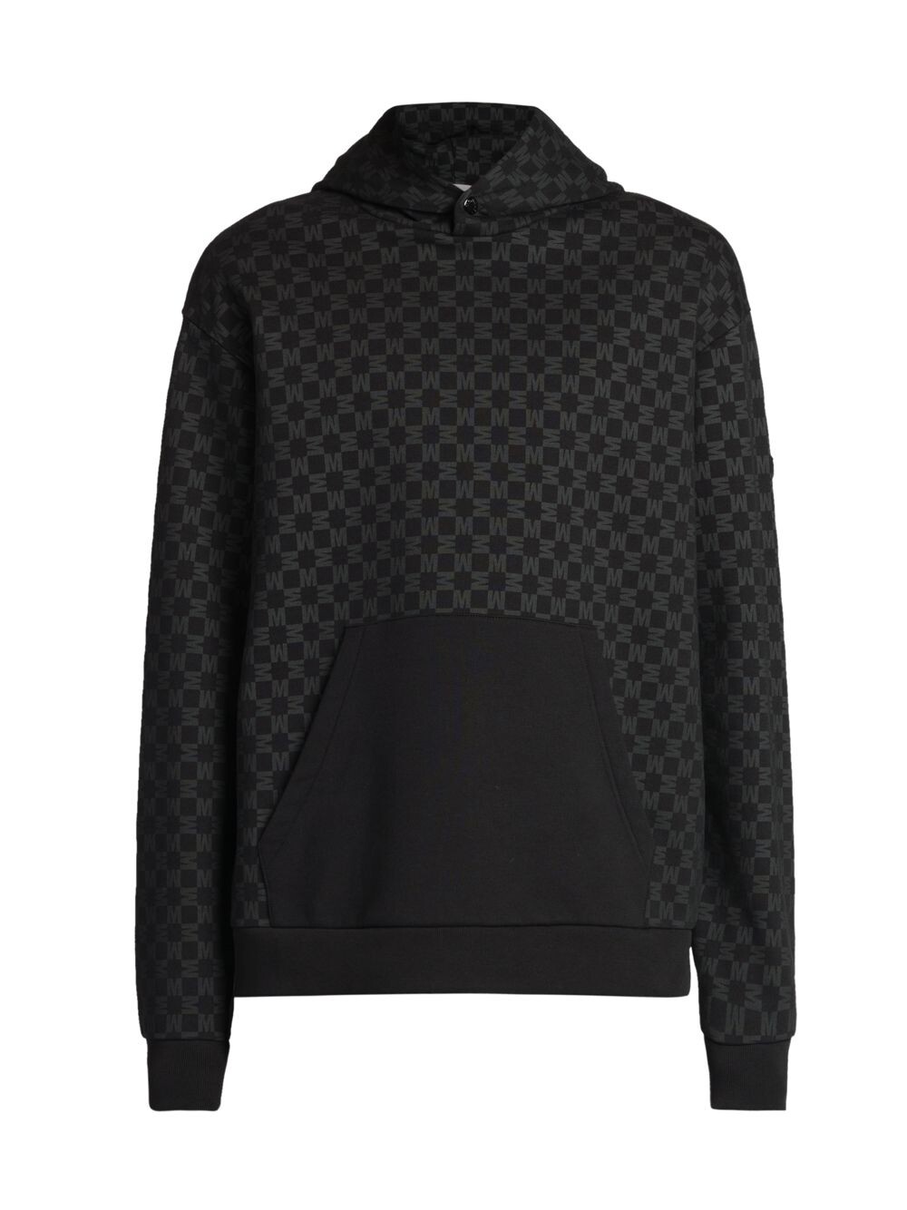 

Хлопковая толстовка с капюшоном Moncler, черный