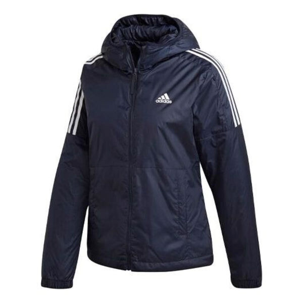 

Куртка основные тепловые Куртка с капюшоном азиатские размеры Adidas, синий