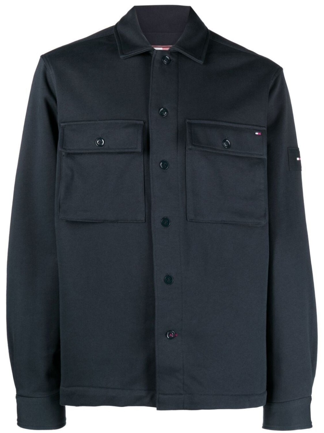

Tommy Hilfiger куртка-рубашка из джерси, синий