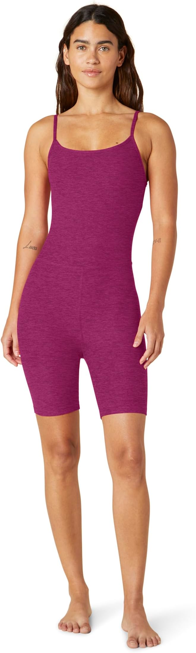 

Байкерский комбинезон Spacedye Get in Gear Beyond Yoga, цвет Magenta Heather