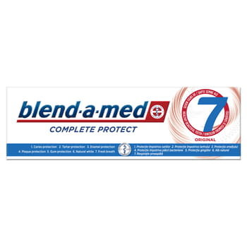 Оригинальная зубная паста Complete Protect 7, 75 мл Blend-A-Med