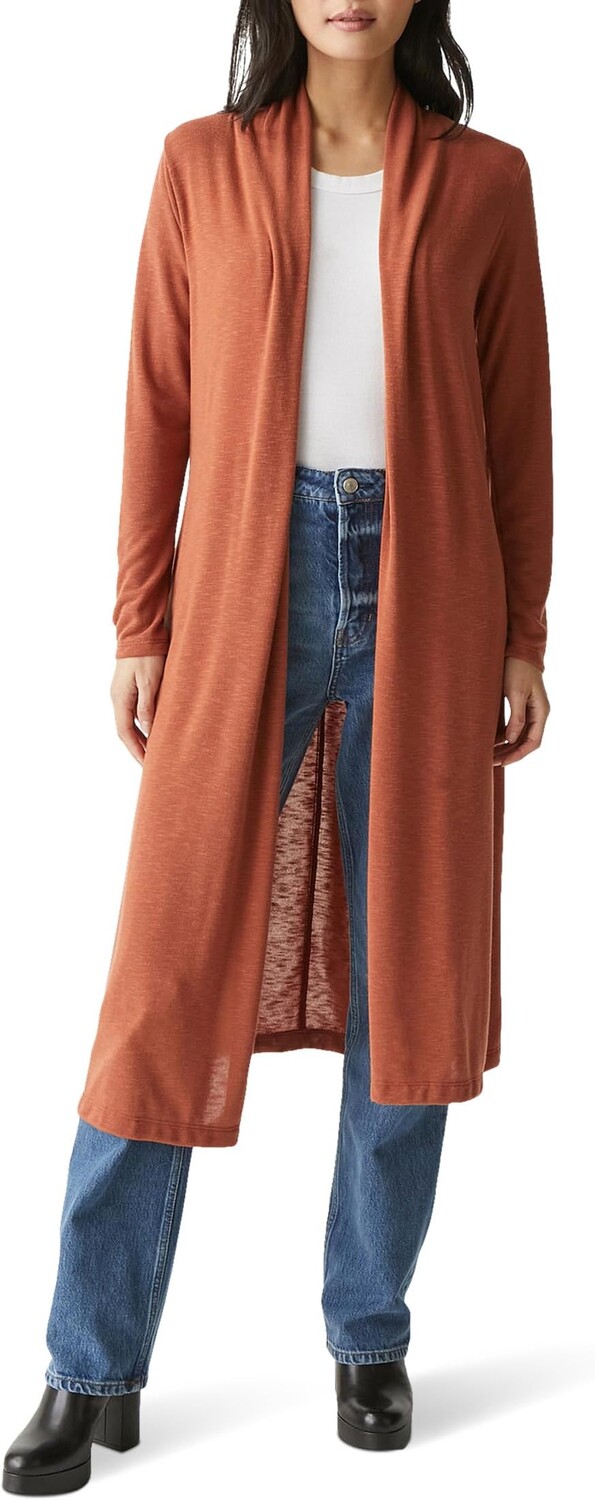 

Кимоно Izzy Longline Open Cardigan Michael Stars, цвет Pecan