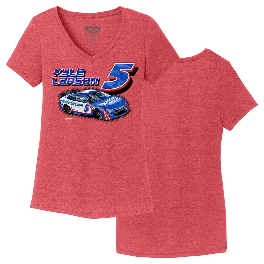 

Футболка с коротким рукавом Joe Gibbs Racing Team Collection Kyle Larson, красный