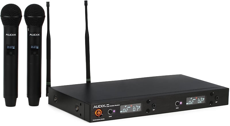 Беспроводная микрофонная система Audix AP42 OM2 Dual Handheld Wireless Microphone System (B Band, 554-586 MHz) цена и фото