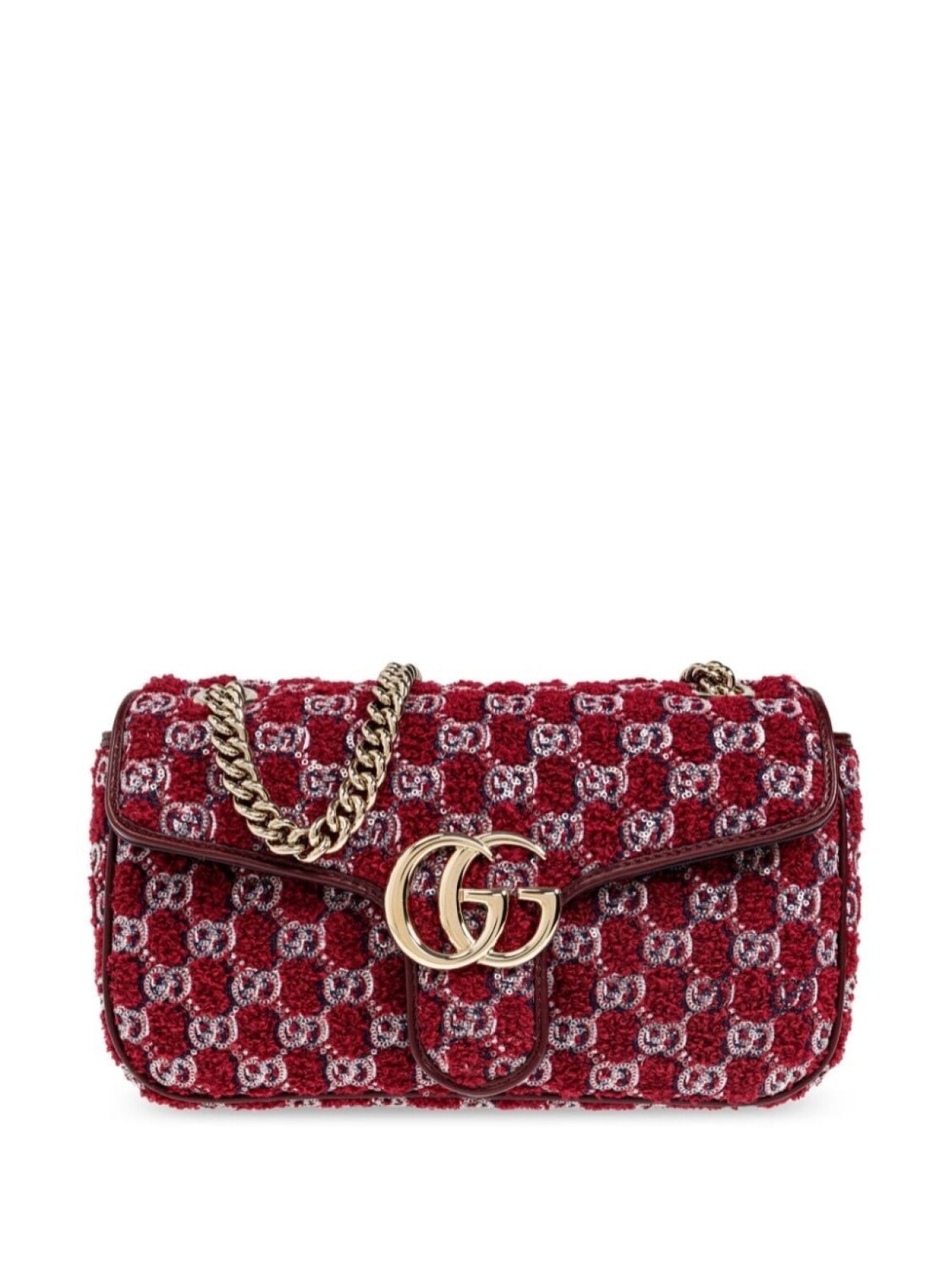 

Сумка через плечо Gucci GG Marmont маленькая, красный