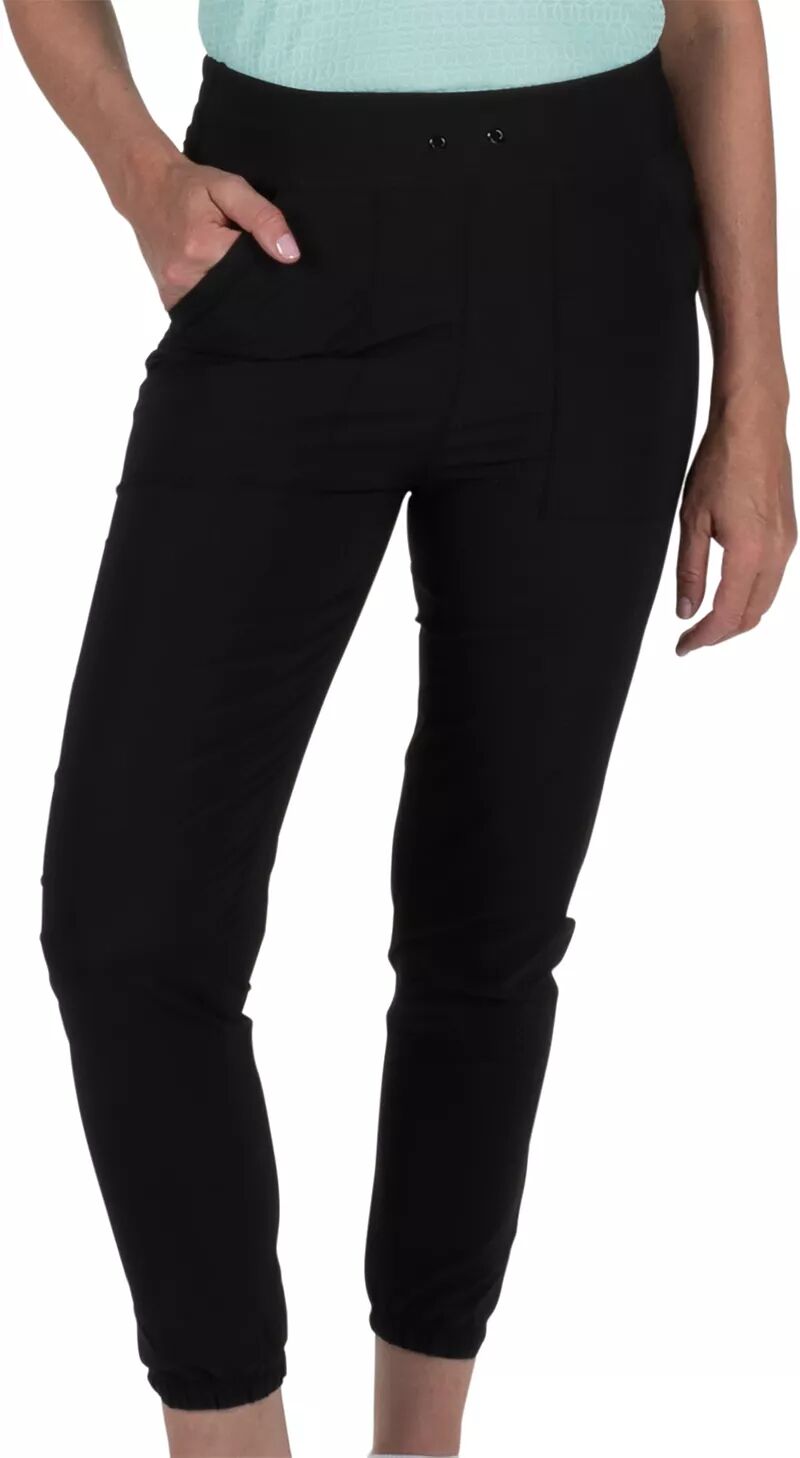 Женские брюки-джоггеры Nancy Lopez Golf Ace Golf, черный