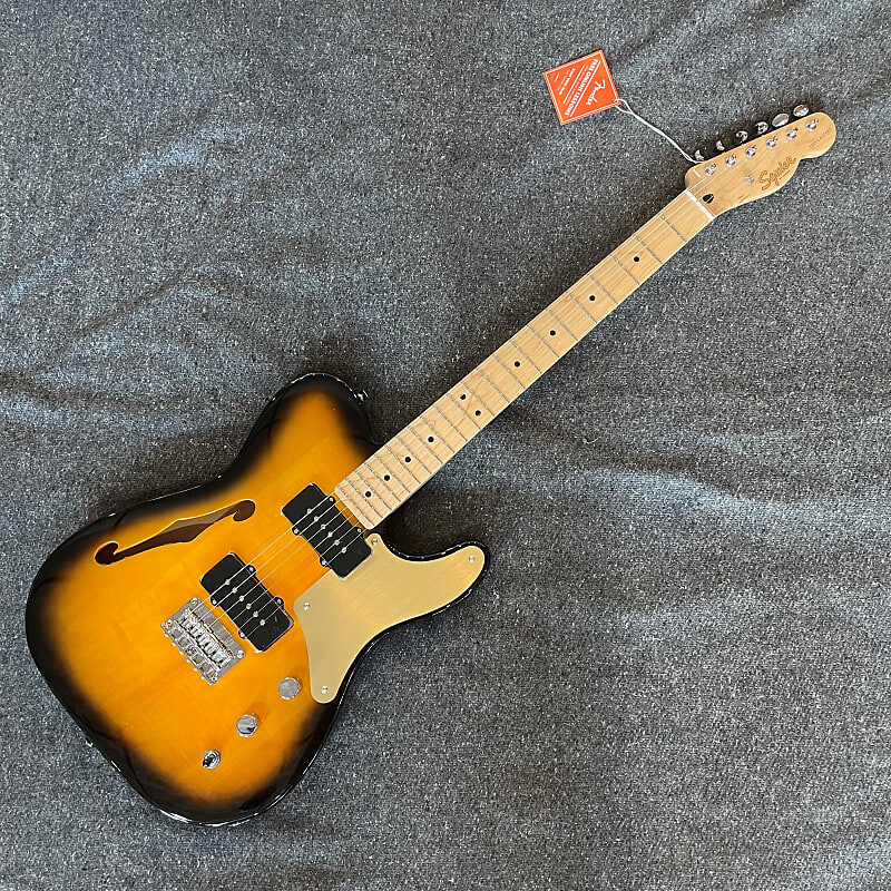 

Электрогитара Squier Cabronita Telecaster Thinline MN 2-Tone Sunburst #CYKE21003733 6lbs, 1oz