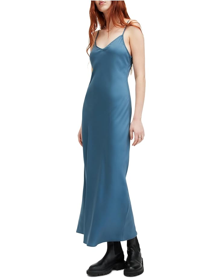 Платье AllSaints Bryony Dress, цвет Petrol Blue