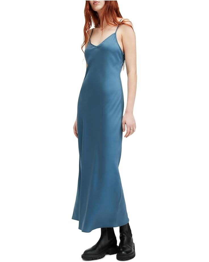 

Платье AllSaints Bryony Dress, цвет Petrol Blue