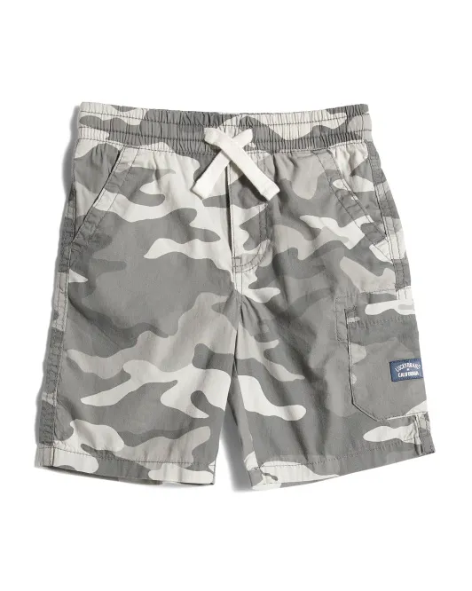 

Камуфляжные шорты-карго Little Boy Lucky Brand, черный
