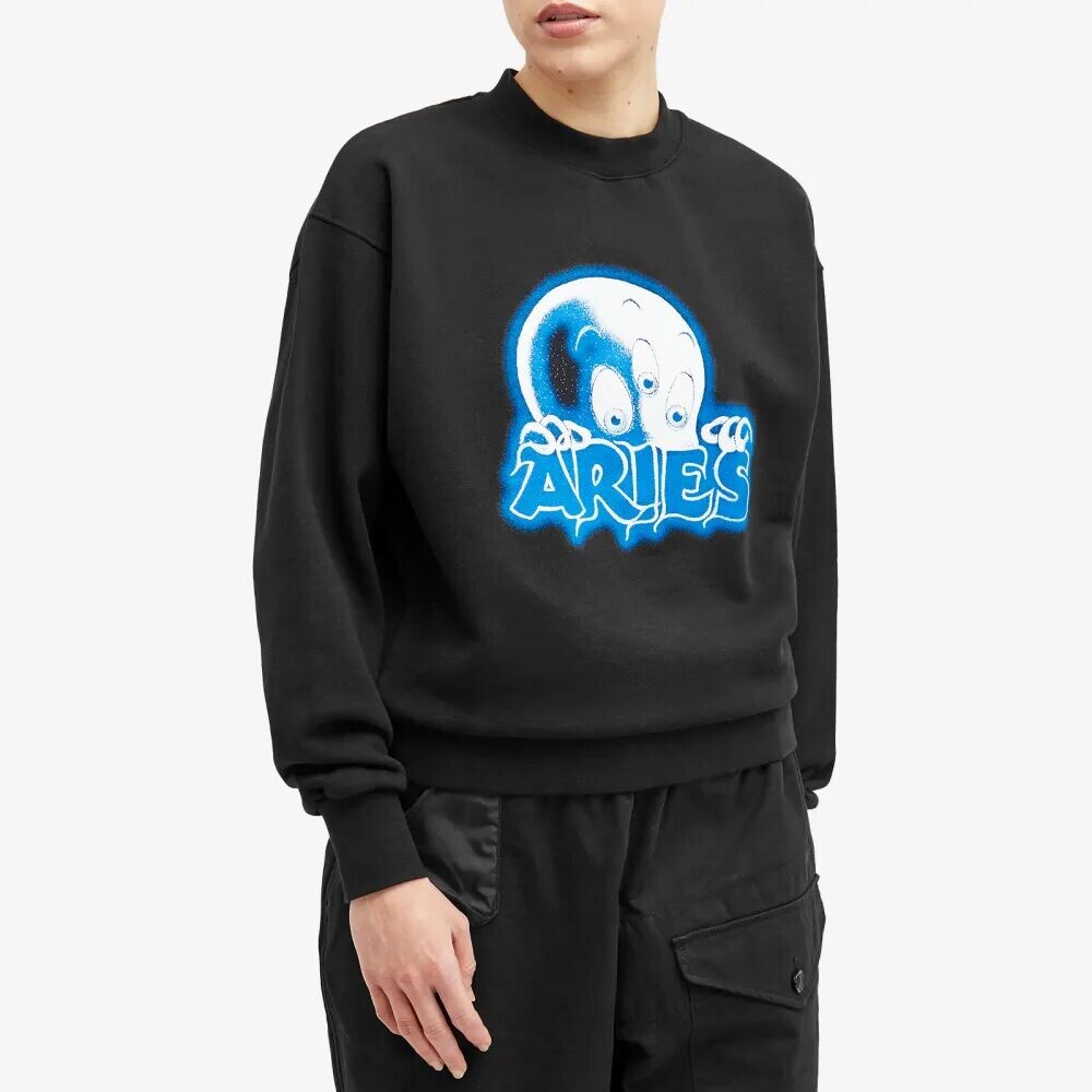 

Толстовка Aries Kasper Crew, черный