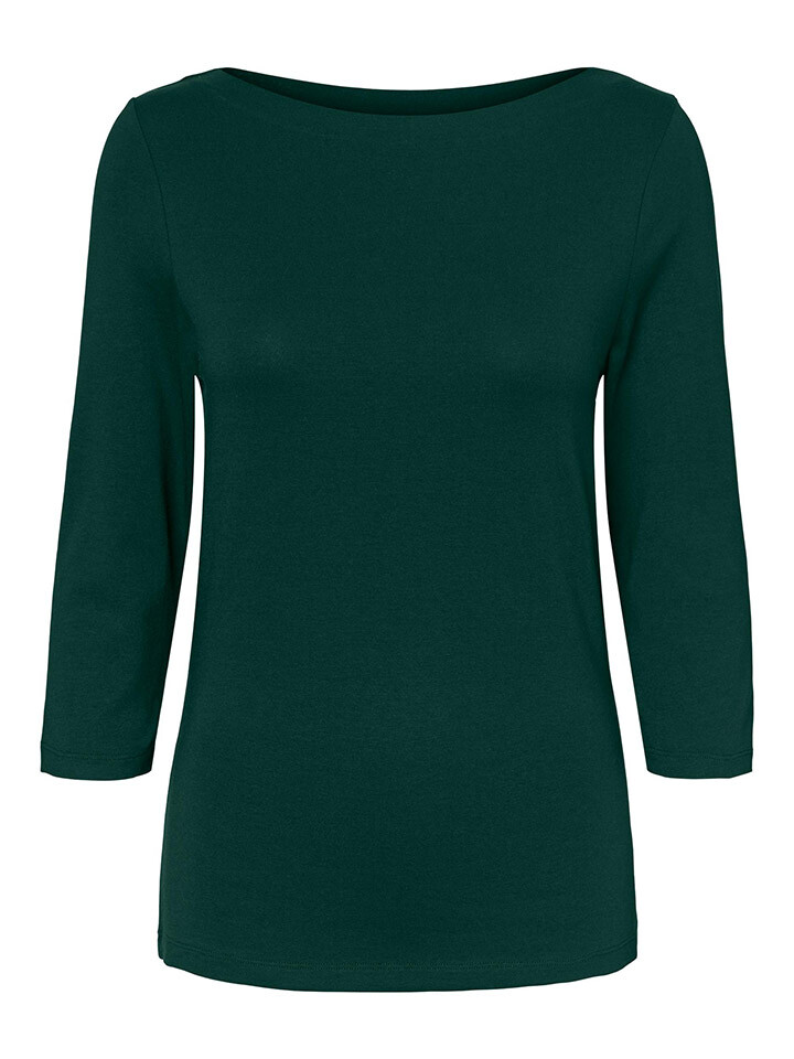 

Лонгслив Vero Moda Panda, темно-зеленый