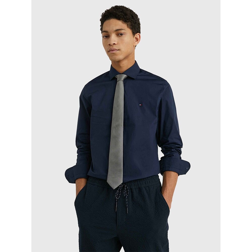 

Рубашка Tommy Hilfiger Core Cl Flex Poplin, синий