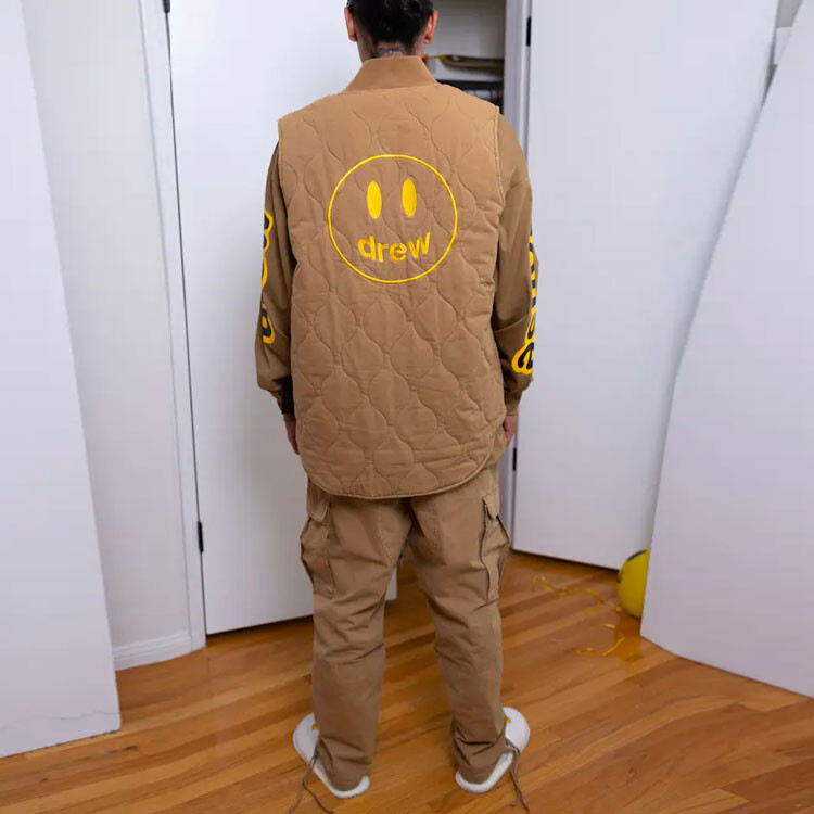 

Жилет Smiley Collection унисекс коричневый Drew House, коричневый