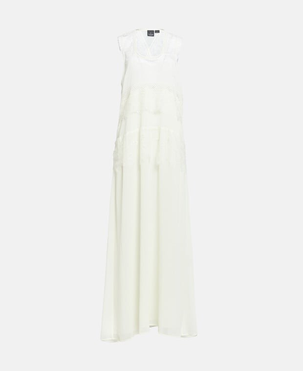 

Длинное платье Pinko, шерсть белый
