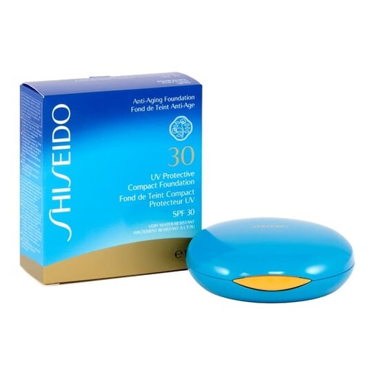 

Водостойкая компактная основа 70 Dark Ivory, SPF 30, 12 г Shiseido, Suncare UV Protective