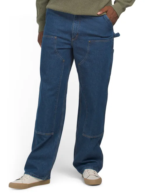 

Тяжелые джинсы свободного покроя Logger Carhartt, цвет Dark Stone