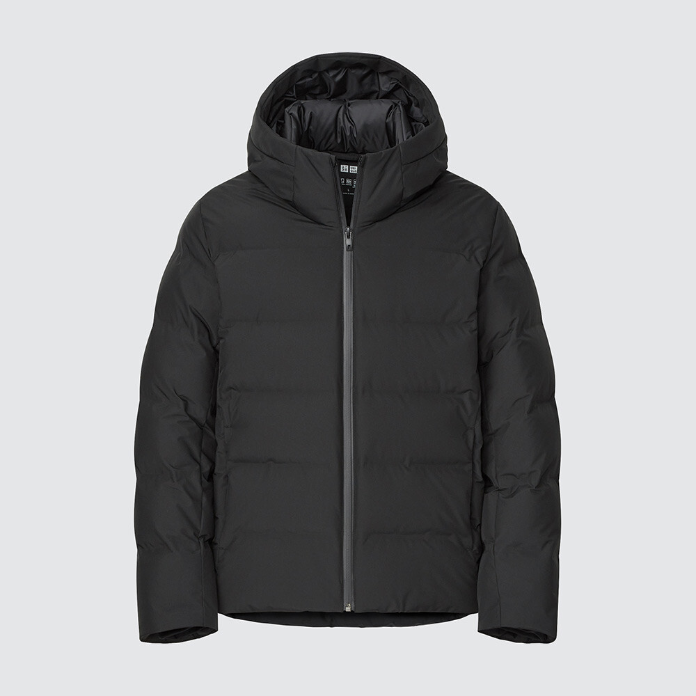 

Пуховик Uniqlo бесшовный в стиле Федерера, черный