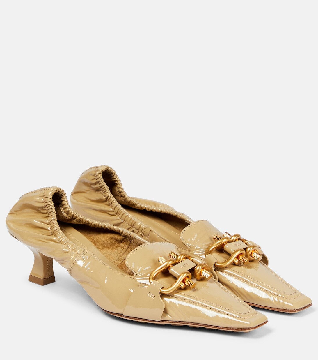 

Лакированные туфли Madame Bottega Veneta, бежевый