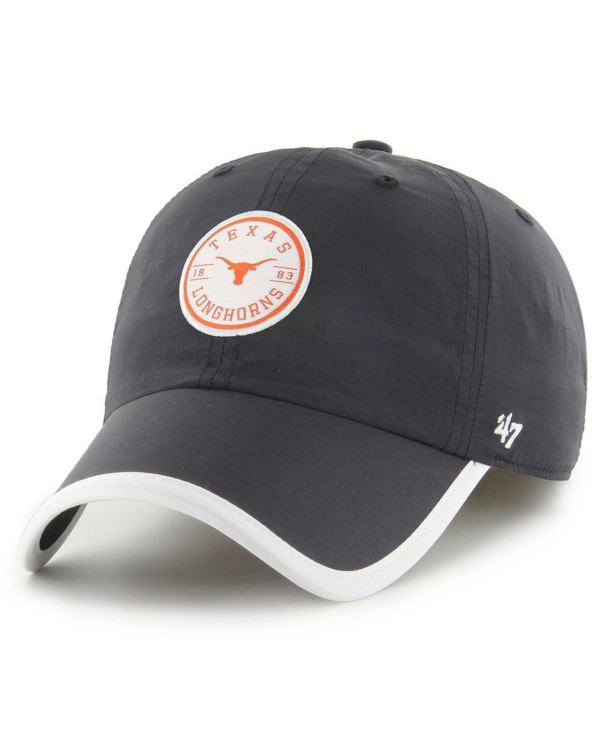 

Мужская черная регулируемая шапка Texas Longhorns Microburst Clean Up '47 Brand