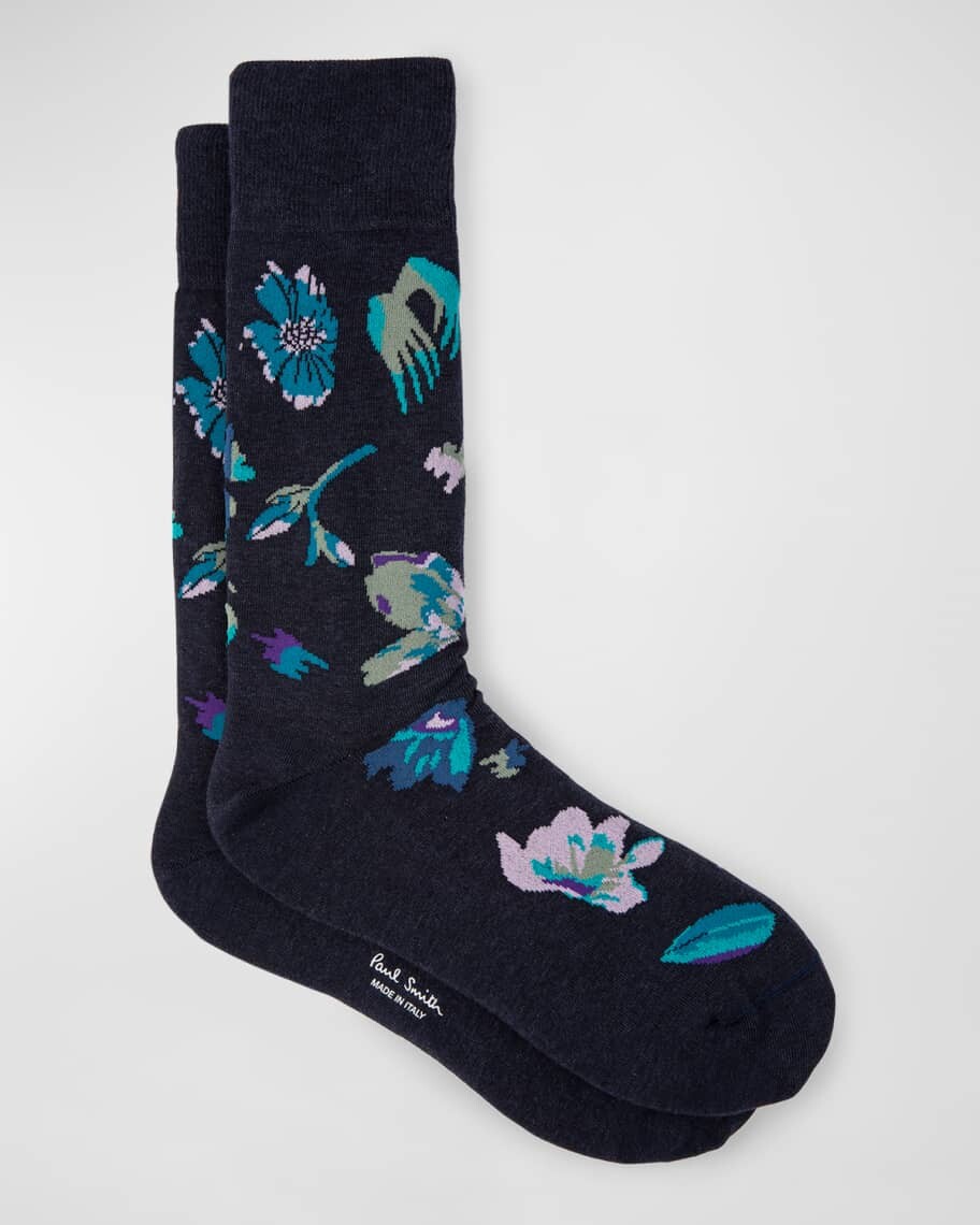 

Мужские жаркие летние носки с цветочным принтом Paul Smith