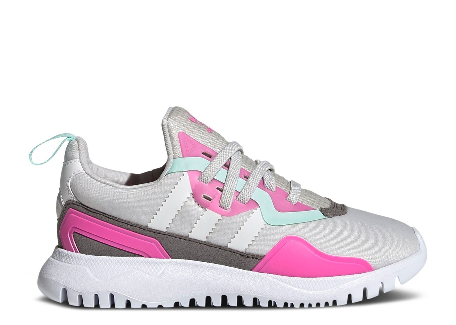 

Кроссовки adidas Flex J 'Grey Screaming Pink', серый