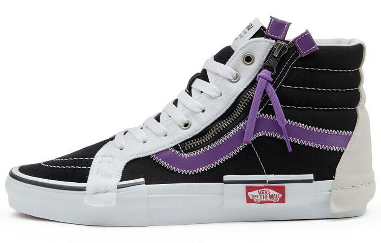 

Обувь для скейтбординга унисекс Vans Sk8-Hi Reissue Cap, черный, фиолетовый