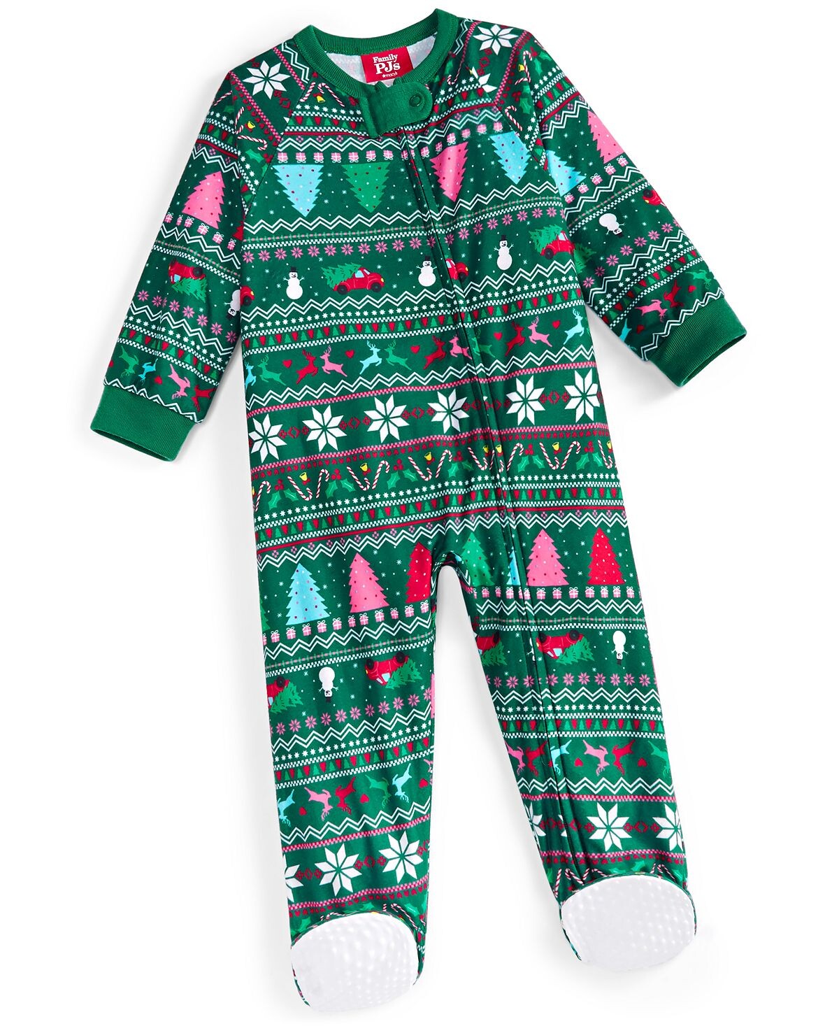 

Сплошная пижама на ножке Baby Jolly, созданная для Macy's Family Pajamas