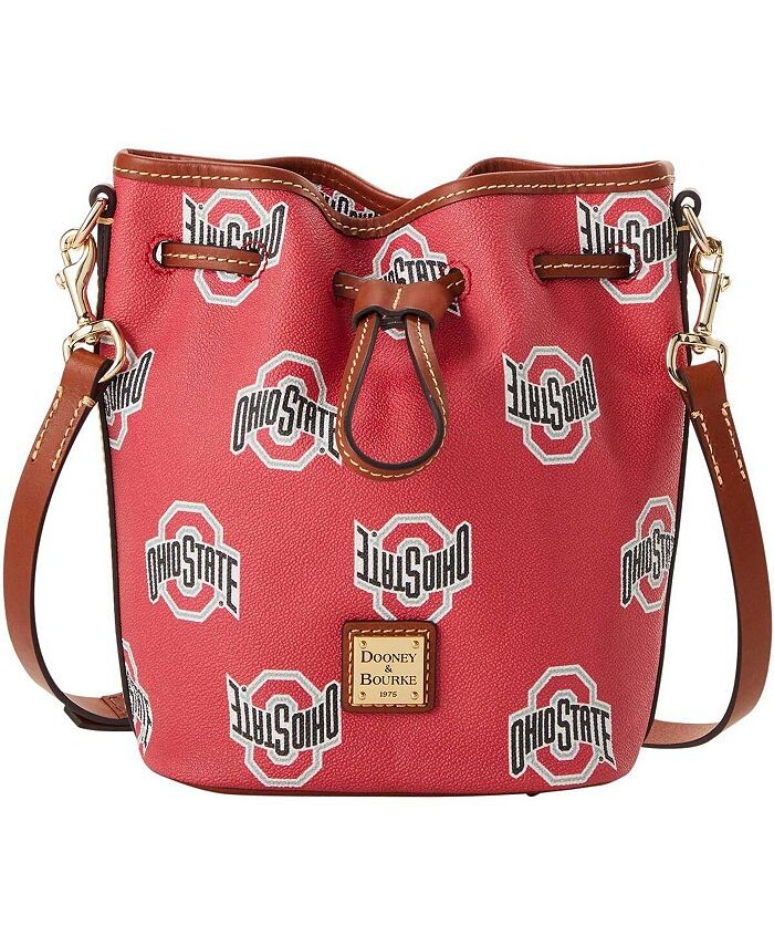 

Женский кошелек Ohio State Buckeyes с монограммой на шнурке Dooney & Bourke, красный
