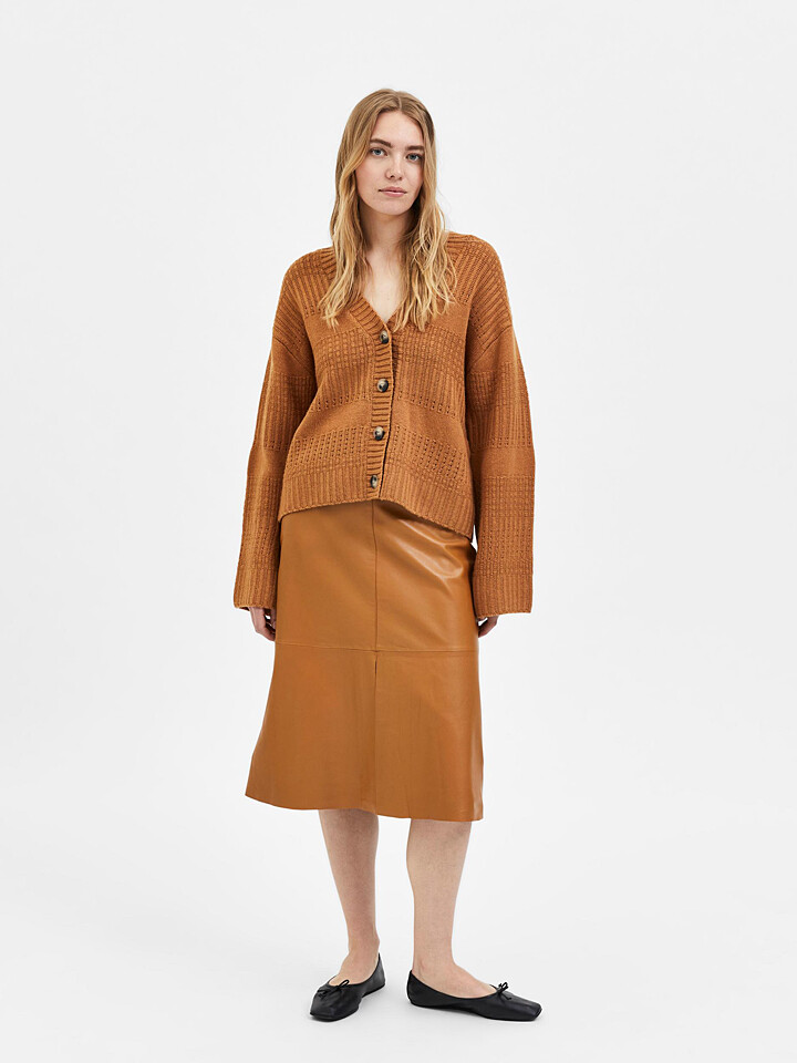 

Кардиган SELECTED FEMME Fry, кэмел