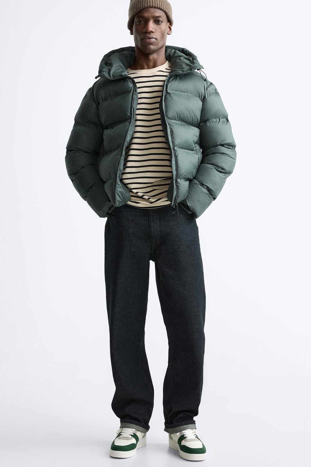 

Высокие кроссовки ретро ZARA, зеленый