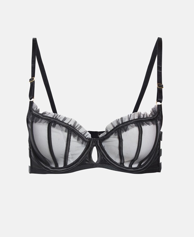 

Бюстгальтер на косточках, чашка BG Hunkemöller, цвет Caviar Black