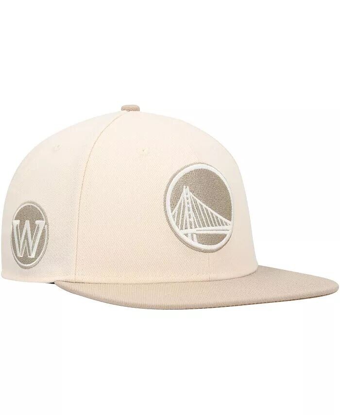 

Мужская кремово-коричневая кепка Golden State Warriors Sierra Sure Shot Captain Snapback '47 Brand, слоновая кость/кремовый