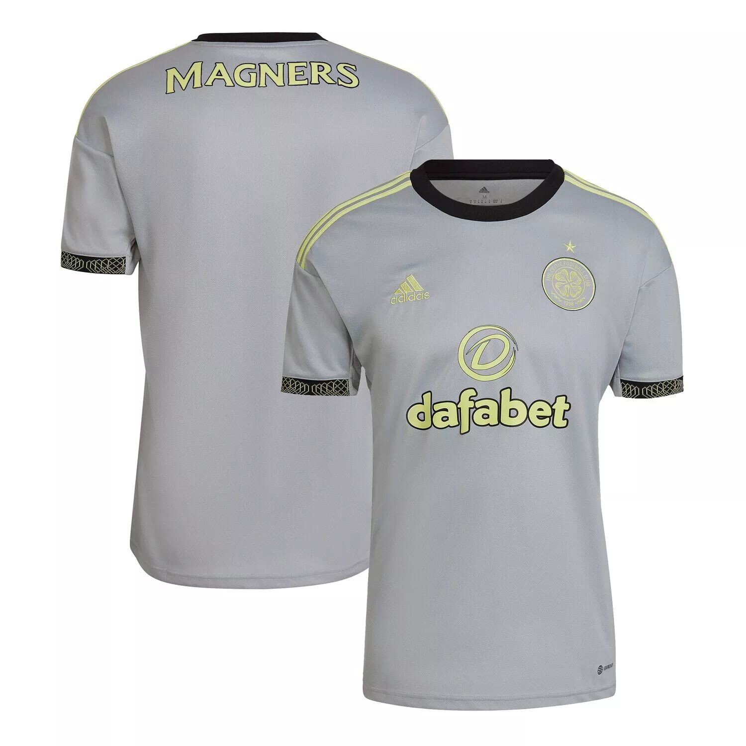 

Мужская серая майка Celtic 2022/23 Third Replica adidas