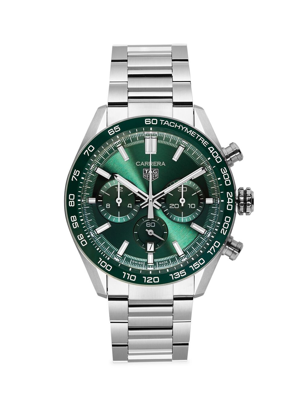 

Часы-хронограф Carrera из нержавеющей стали/44 мм TAG Heuer