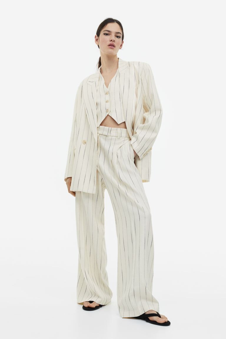 

Брюки из льняной смеси H&M