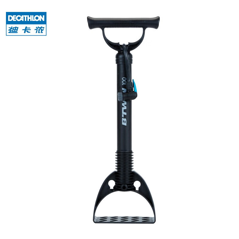 

Велосипедный насос Decathlon, аккумулятор для горного велосипеда, автомобильный бытовой высоковольтный напольный насос HC, черный-49899