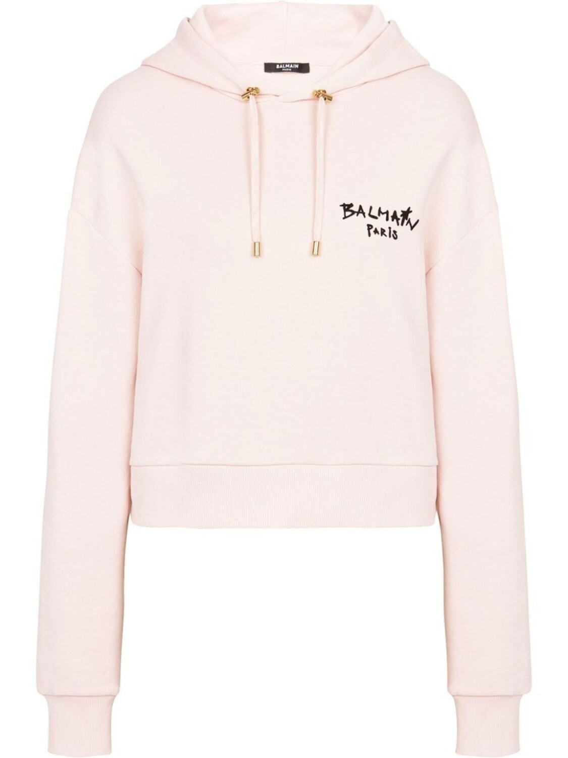 

Толстовка с капюшоном и логотипом Balmain, розовый