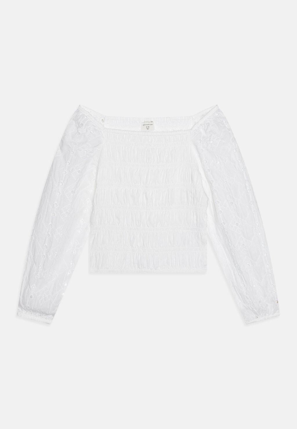 

Блуза Abercrombie & Fitch, ярко-белая
