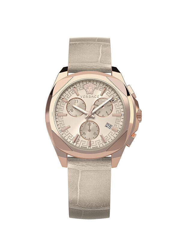

Vrscve3Ca0323 кожаные женские наручные часы Versace, розовый