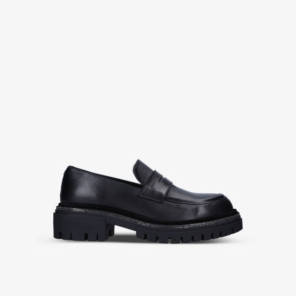 

Кожаные лоферы dazzle с бриллиантовой отделкой Carvela, черный
